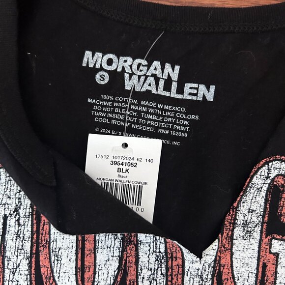 NWT Morgan Wallen Cowgirl Cropped Band T-Shirt BKE Buckle Size Small Country - Picture 6 of 12